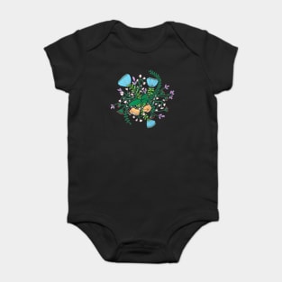 Flowers Baby Bodysuit